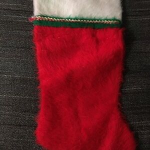Red and White Christmas Stocking